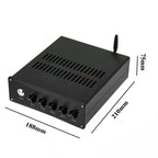Hifi Dual TPA3255 High Power Dightal Audio Amplifier Bluetooth 5.1 PCM5102 Independent Decoding 2.1Home Desktop Amp 300W×2+600W
