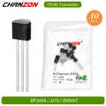 10PCS F245A J310 2N5457 TO92 N-Channel Jfet Fet Amplifier RF Transistor Bipolar Junction Field Effect Mosfet Integrated Circuit