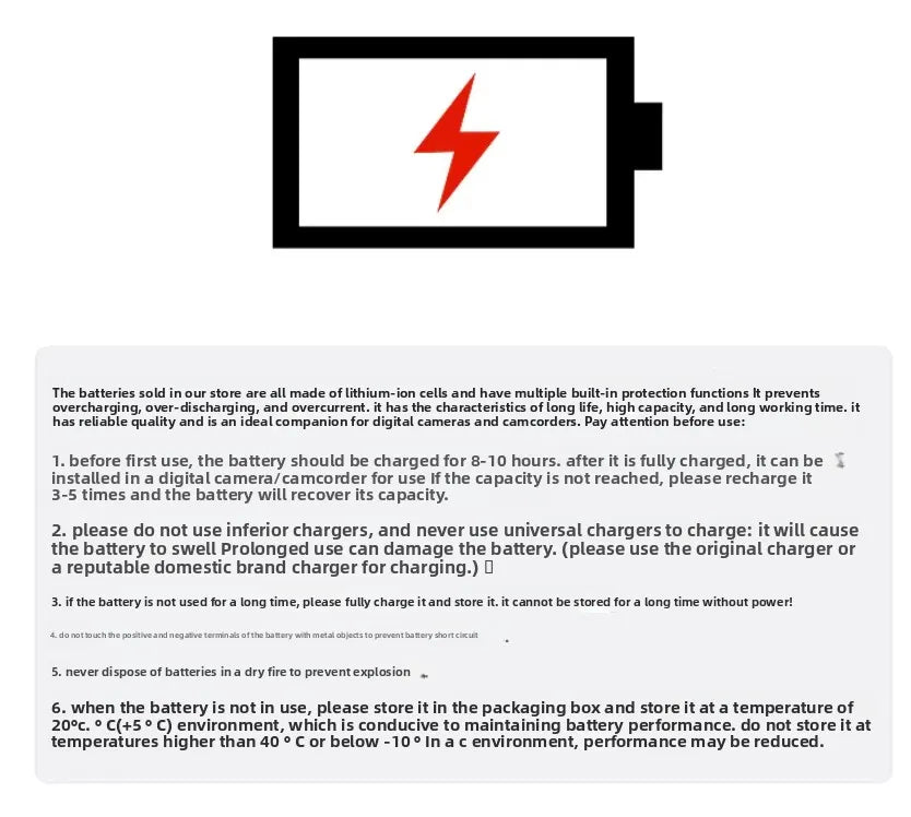 High Capacity BN VF823 Battery Compatible for JVC GZ HM400 1 150 MG530 555 730 880 830 Durable Stable Camcorder Battery