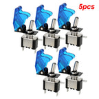 12V SPST Toggle Rocker Switch LED Light for Ignitions Boost Marine Boat Racing Car Switch Light Toggle Truck Trailer Accessories