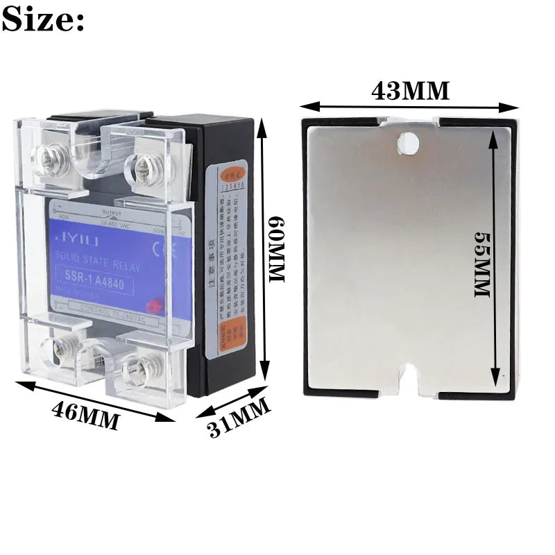 SSR-10DD 25DD 40DD 150A 200A SSR Single Phase DC Control DC Heat Sink 3-32VDC To 220VDC 600V 10A 25A 40A DD Solid State Relay