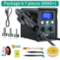 LUXIANZI 8589D+ 2 IN 1 Hot Air Gun Soldering Station With LED Digital Display For BGA PCB IC Repair Tool SMD Rework Station