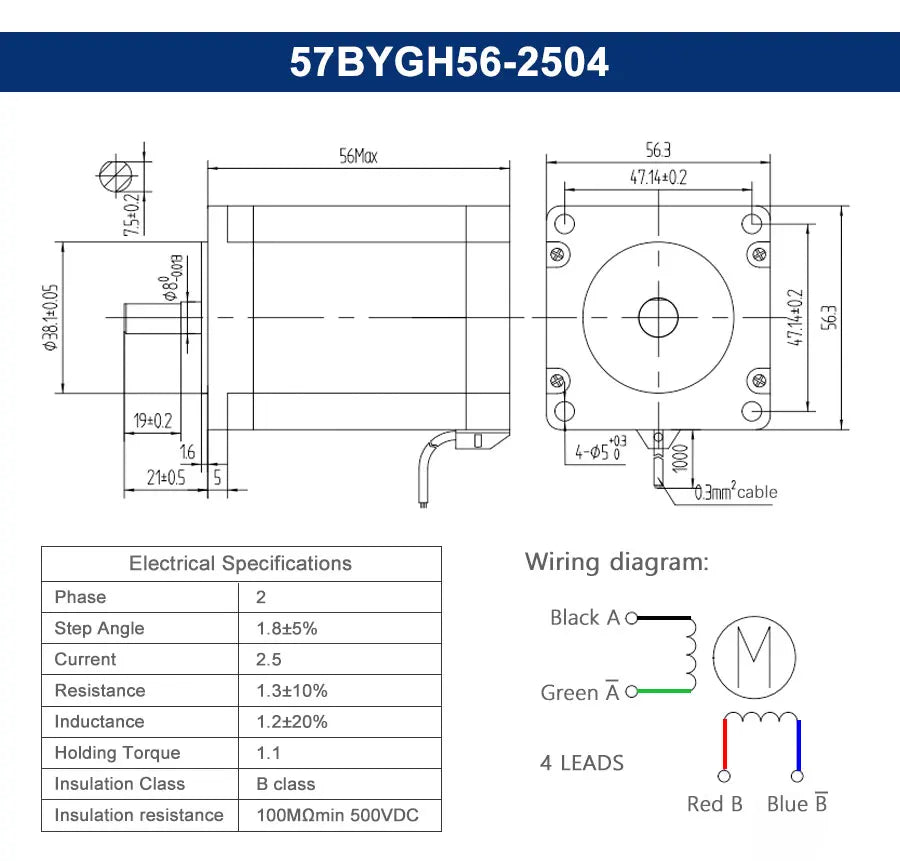 1 Set Nema23 Stepper Motor 1.8N.m 4.2A 57x76mm CNC Step Motors Kit + TB6600 / DM542 / DM556 Driver For CNC Engraving 3D Printer