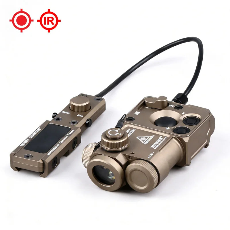 Airsoft CNC IR Laser Sight RAID CQBL PEQ PERST NGAL OGL DBAL IR Device Metal Material  Red, Green, Blue Laser IR Laser 20mm Rail