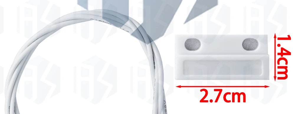 MC-38 MC38 Wired Door Window Sensor 30mm Wire Lengthen Randomly Magnetic Switch Home Alarm System for arduino