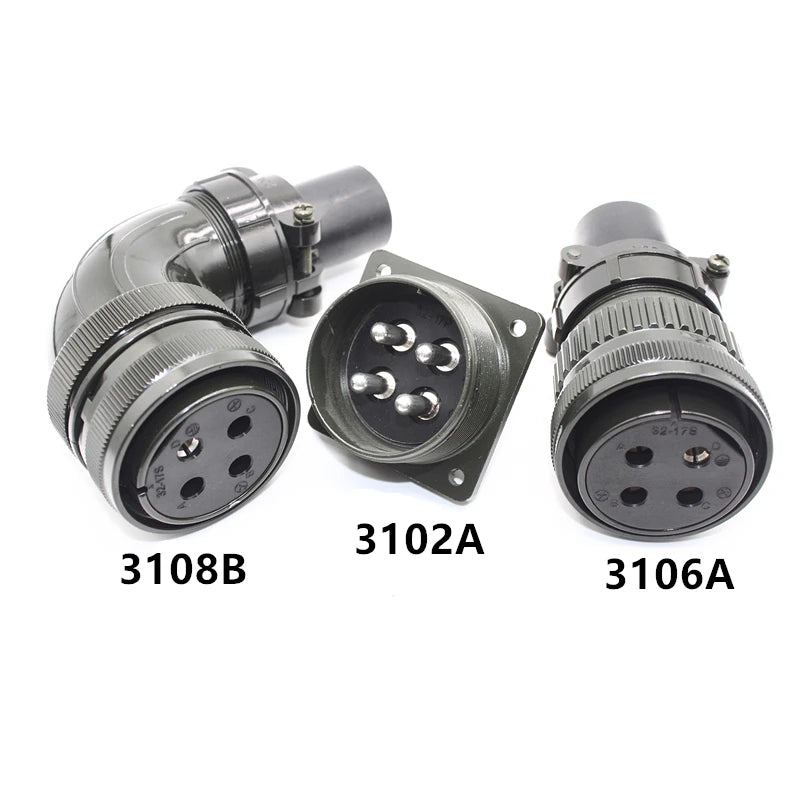 Aviation Plug MS3108B MS3106A MS3102A 18-10S 20-4S 20-15S 20-18S 20-29S 22-22S 24-10S 24-11S Servo Motor Panel Metal Connector