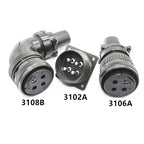 Aviation Plug MS3108B MS3106A MS3102A 18-10S 20-4S 20-15S 20-18S 20-29S 22-22S 24-10S 24-11S Servo Motor Panel Metal Connector
