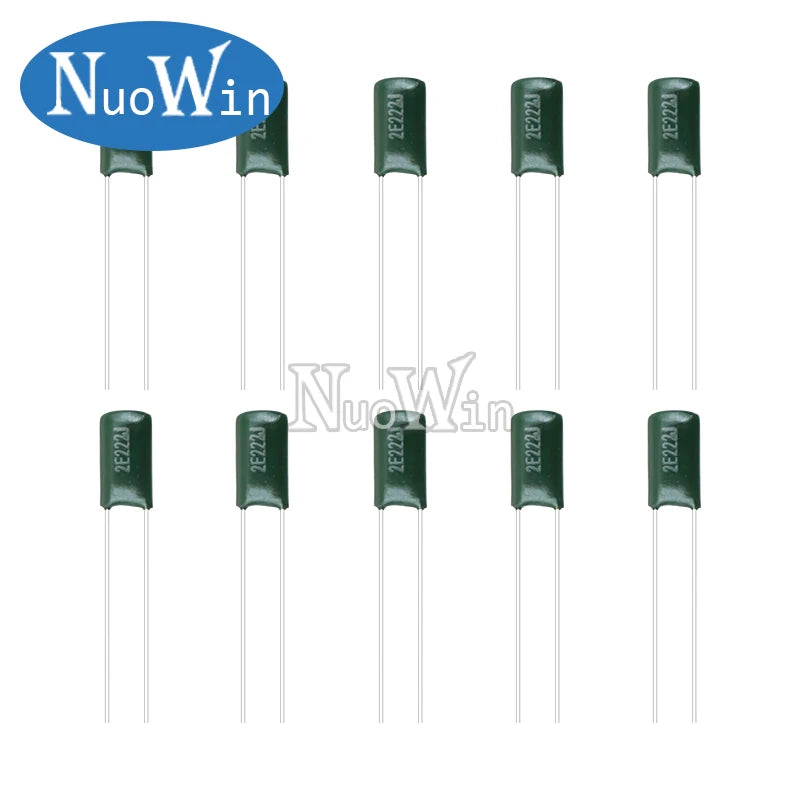 20pcs/Lot 250V 400V 1000V Polyester Film Capacitor 2.2NF 4.7NF 10NF 22NF 68NF 100NF 2E222 2E472 2E223 2E683 2E104 2G103 3A332