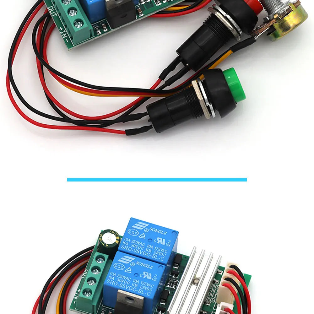 DC 6V 12V 24V PWM DC motor speed controller forward and reverse switch Linear actuator motor controller adjustable Speed Control