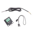 NEW DS18B20 Temperature Sensor Module Waterproof Digital Sensor Cable Stainless Steel Probe Terminal Adapter
