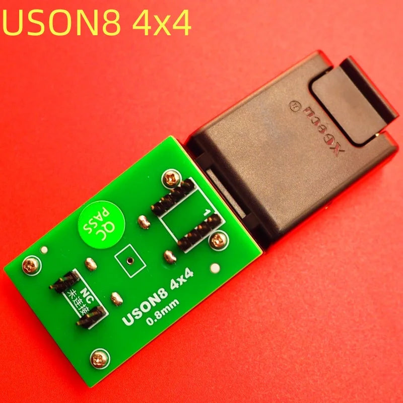 100% Original XGecu QFN8 WSON8 USON8 DFN8 2X3 or 4X4 IC Socket universal adapter for SPI NAND NOR Flash (T48)