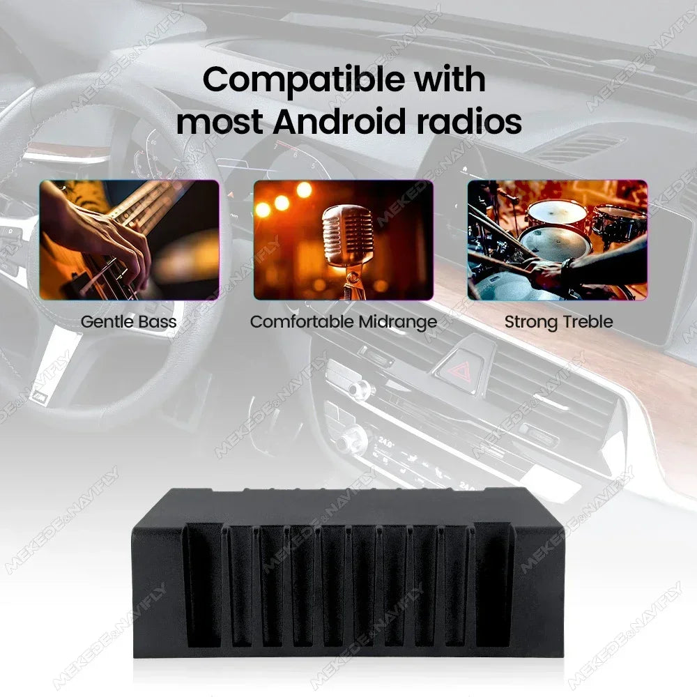 Car Audio DSP Processor 4*39W for Android Radio Stereo Universal Amplifier HIFI Speakers Simple Improve Subwoofer Plug and Play