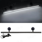 96 LED Strobe Lights For Emergency Flash Warning Lamp Windshield Bar 3030 Beads Red Blue Amber White Green Car Light Assembly