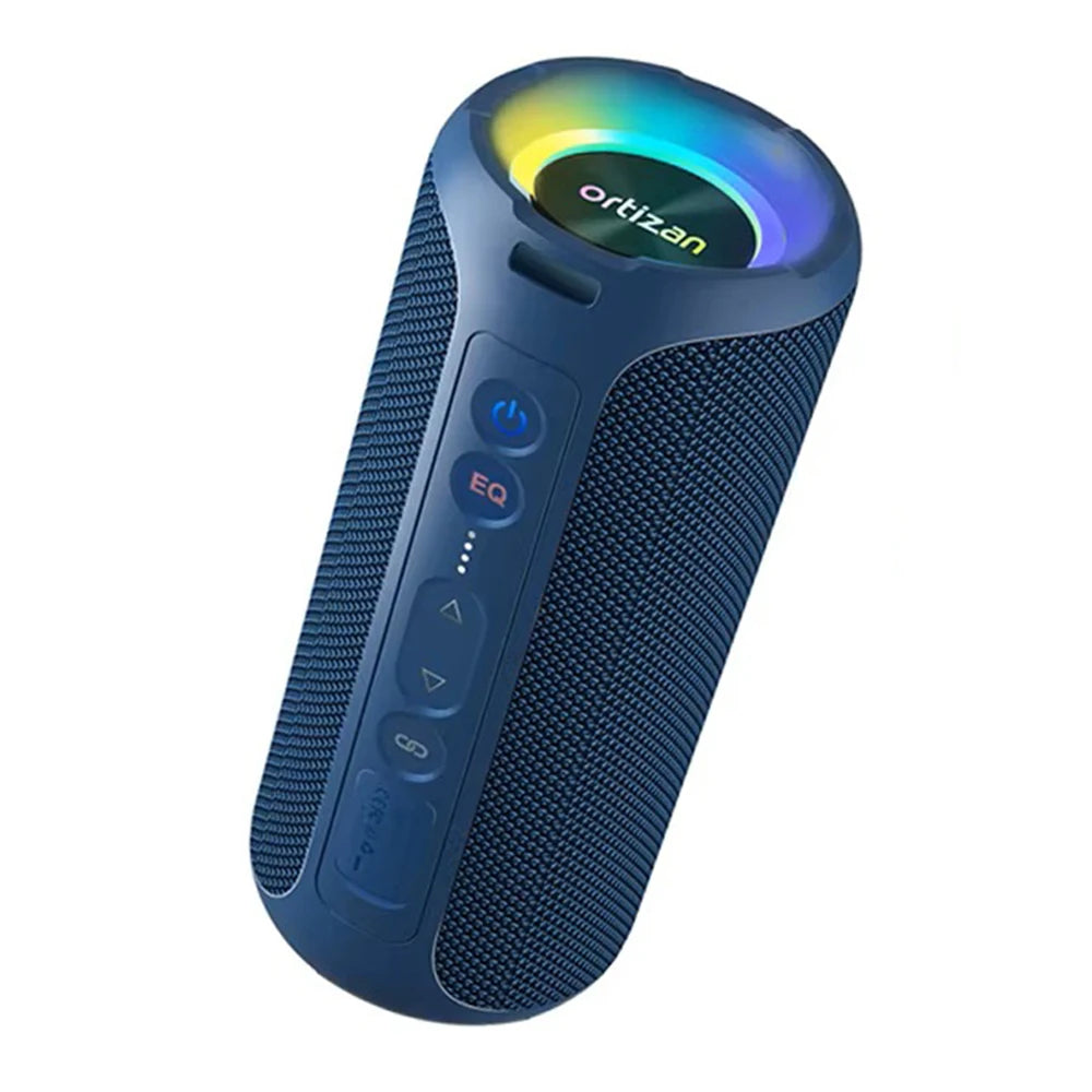 Ortizan Bluetooth Speakers 40W TWS Portable Speaker with Stereo Sound Bass, Bluetooth 5.3 Wireless USB Type C Outdoor, 6600mAh Battery