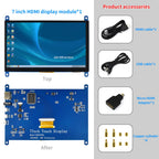7 inch 1024*600 TNT Capacitive Touch Panel TFT LCD Module Screen Display for Raspberry Pi 3 B+/4b