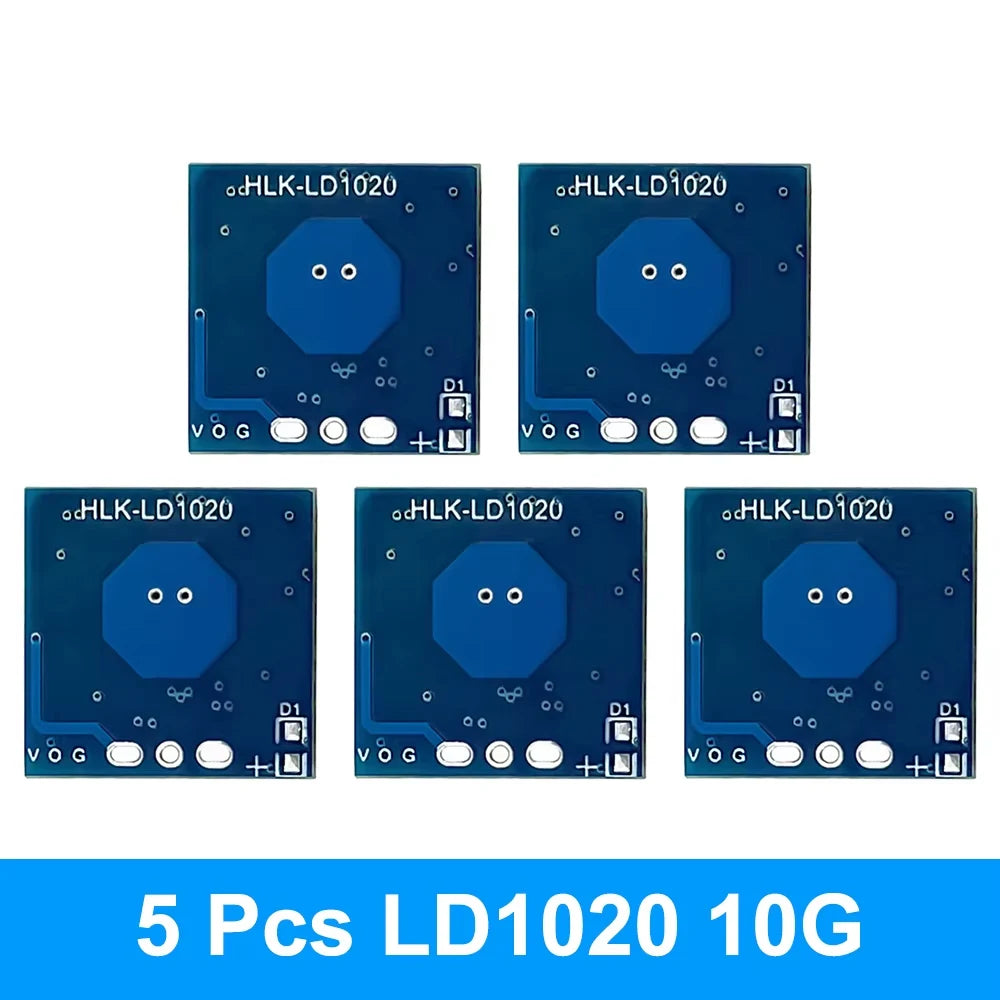 1pc 5 Pcs 10pcs LD1020 10G Intelligent Human Microwave Radar Sensing Module Low Power Micro Motion Intelligent Perception Sensor