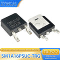 10PCS SM1A16PSUC-TRG TO-252 SM1A16P 13A 100V P-Channel Enhancement Mode Power Transistor MOSFET