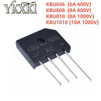 5PCS KBU606 KBU808 KBU810 KBU1010 Diode bridge rectifiers diodes 6A 8A 10A 600V 800V 1000V KBU power rectifier diode