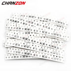 1200Pcs/lot 60 Values 0805 1% High Precision SMD Resistor Kit 0ohm 1 33 120 470 4.7K 20K 33K ohm 1/8W Resistance Assortment Set