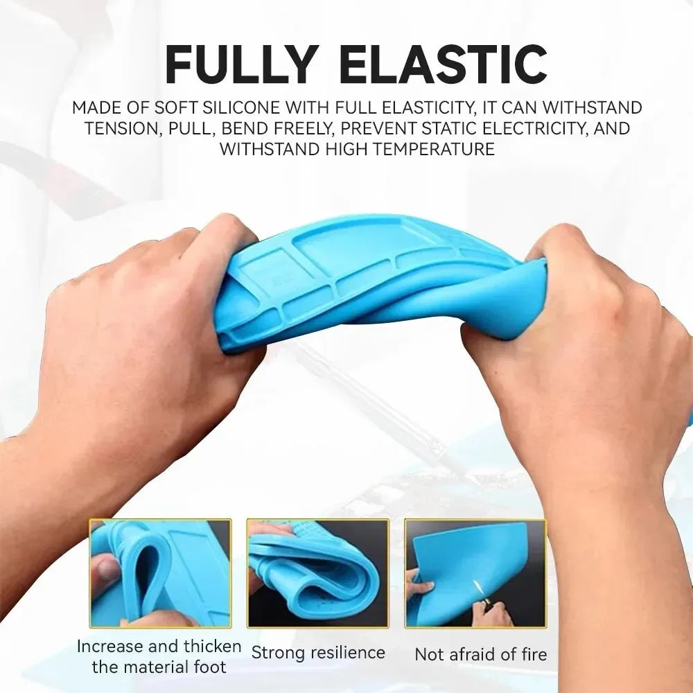 ESD Anti-Static Silicone Soldering Mat Heat Resistant Magnetic Repair Work Pad For Laptop Phone Watch PCB Electronic Maintenance