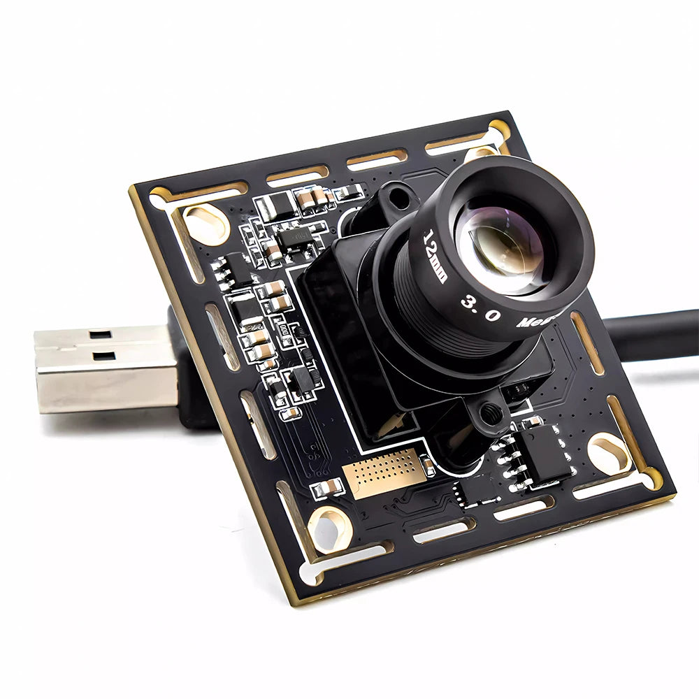 WGWK Global Shutter 12mm USB Camera Module 120FPS 720P 90FPS 1080P Without Blur 26Degree M12 Lens AR0234 Board High Frame Camera