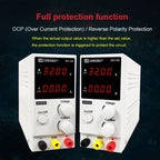 Longwei LW-K3010D 4LED Adjustable DC Power Supply 30V 10A Laboratory Variable Switch Bench Power Supply Stabilized Power Source