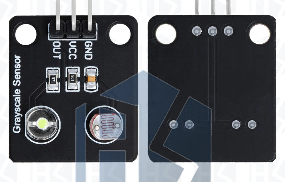 0-5V Analog Photoresistor Sensor Module: Light-Sensitive for Grayscale & Line Tracking for Arduino Compatible