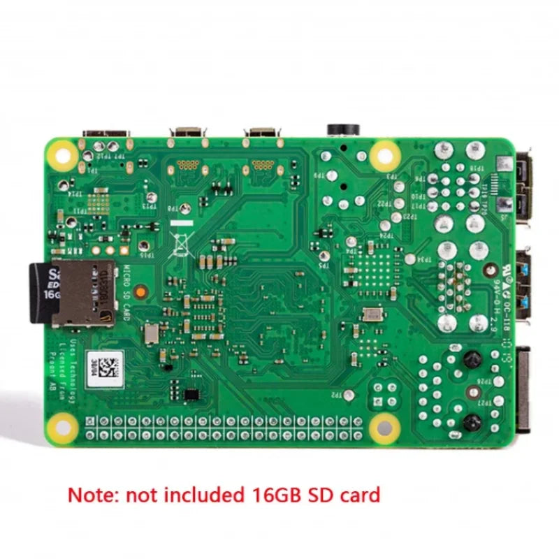 Original Raspberry Pi 4 Model B 1GB/2GB/4GB/8GB RAM 64 bit quad core processor 1.5GHz, supports WiFi Bluetooth 5.0