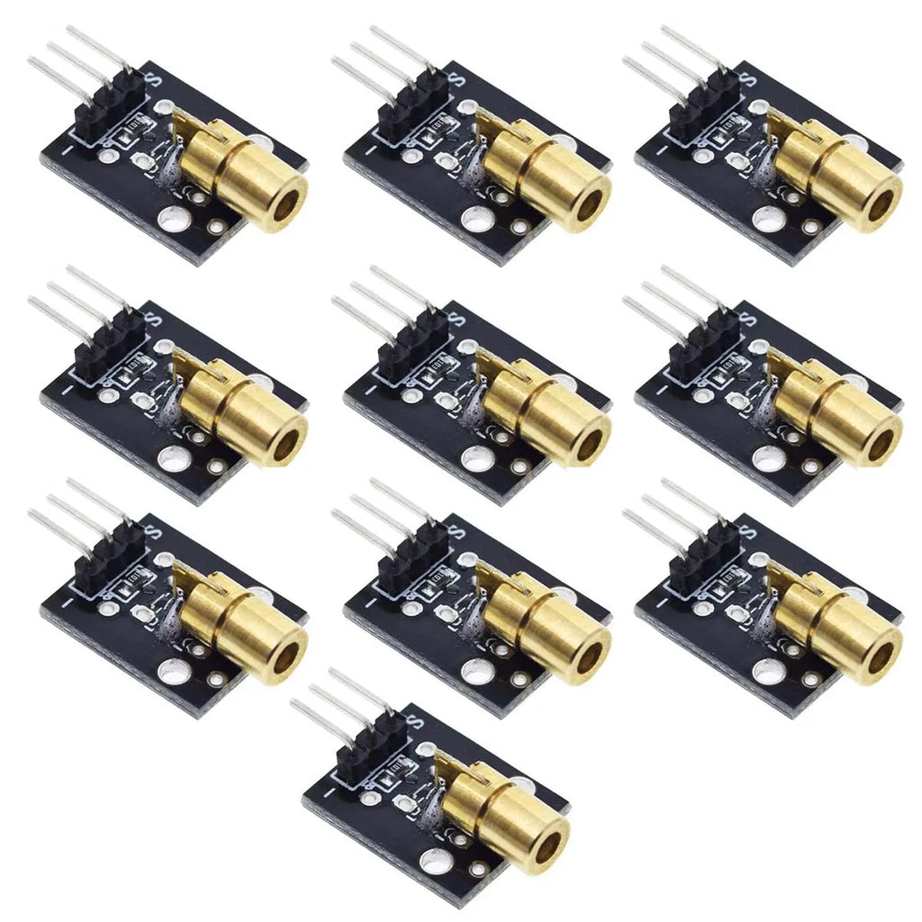 5/10Pcs KY-008 Laser Head Sensor Module 650nm Laser Module 5V Suitable for UNO R3