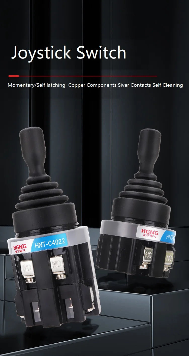 2 4 Way position Monolever switch joystick 30mm Toggle Joystick Rocker Cross Switches Reset Momentary Self Latching switch HNT