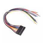 10PCS 20CM Single Head Dupont Line Dupont Connector Plug with Cable Jumper Wire 2.54MM PITCH 2/3/4/5/6/7/8/9/10 PIN 2P/3P/4P/5P