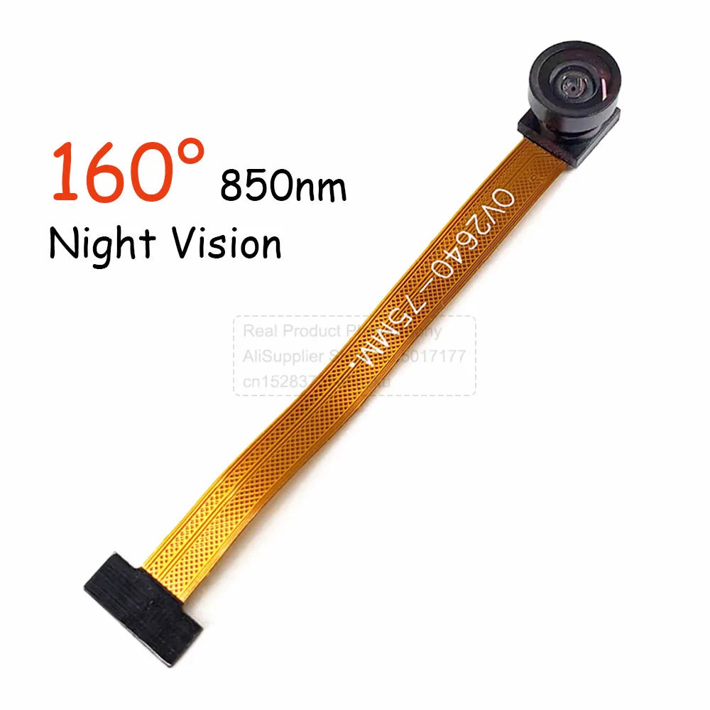OV2640 CAM Camera Module for ESP32 CAM Camera Module 66 120 160 Degree 650nm 850nm Night Vision 24PIN 0.5MM Pitch 75MM 1632*1232