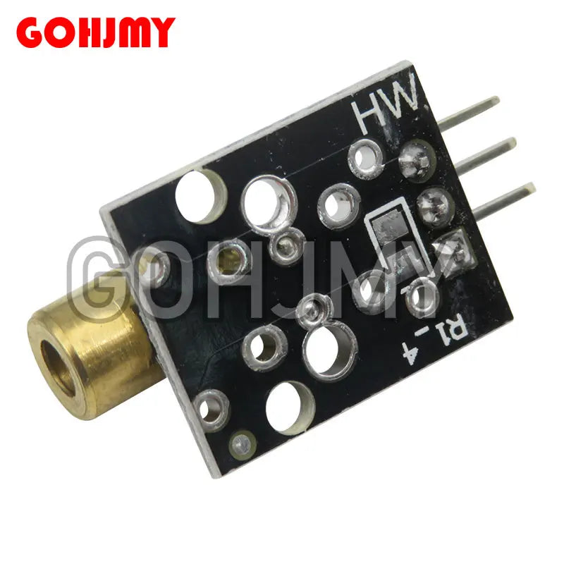 10PCS/LOT 3pin 650nm Red Laser Transmitter Dot Diode Copper Head Module KY-008 for DIY Kit