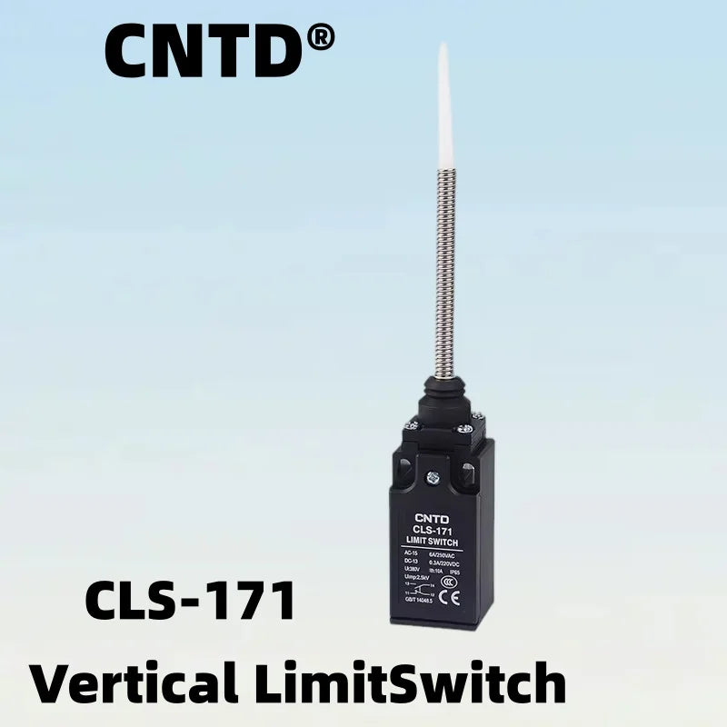 Limit Switch CNTD CLS‑171 Plastic Housing 10A 250VAC 1NO1NC Roller Plunger Type Travel Switch for Mechanical Equipment Industria