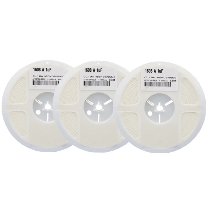 Whole plate MLCC chip ceramic capacitor 0603 475K 10V 4.7UF precision 10% material X5R 1608 package (4000 pieces)
