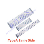 10 100 PCS 1.0 MM PITCH FFC FPC Ribbon Flexible Flat CABLE  4 5 6 8 10 12 14 15 16 20 26 30 34 40 Pin Same Opposite Contact Side