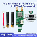 M5Stack Cardputer V1.1 RF 3-in-1 Board NRF24L01+ PA/LNA & CC1101 Sub-GHz Module with MicroSD Slot, Plug & Play IoT Dev PINGEQUA