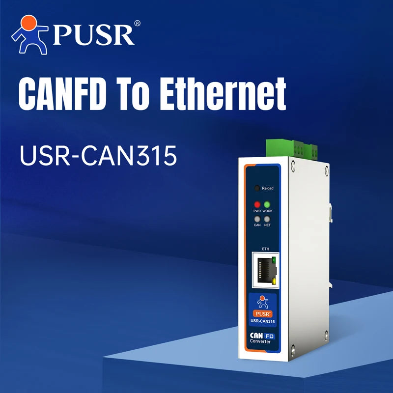 PUSR CAN to RS485/RS232/Ethernet CAN to Serial Protocol Converter  Modbus RTU to Modbus TCP Gateway USR-CAN315/316