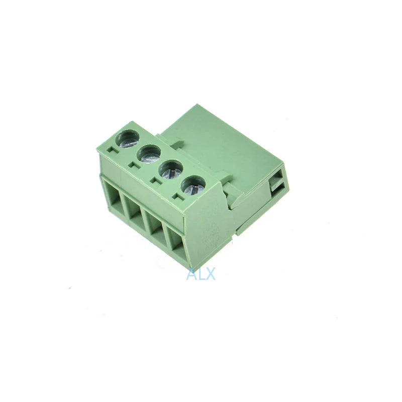 10SETS 2EDG 4pin 5.08MM pitch RIGHT ANGLE pluggable screw terminal block 5.08 4 pin PLUG TYPE pcb connector PLUG + SOCKET 300v