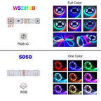 1-30M USB WS2812b Magic RGBIC Dream Strip Light 5050 LED RGB Strip Tuya WiFi App Horse Racing Running Atmosphere Light Home Deco
