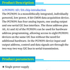 Liludin 1/5/10Pcs PCF8591 AD/DA Conversion of Digital Converter Module Temperature Illumination For Arduino