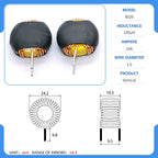 20mm 80-26 Iron powder core Toroidal inductor Wirewound inductor Iron powder core Magnetic ring inductor