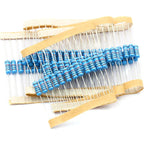 20PCS 1W 1% Metal Film Resistor 0.24Ω~2.2MΩ 1 10 47 100 200 220 300 470 910 1k 4.7k 10k 20k 47k 100k 220K 330K 470K 910k 1M ohm