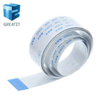 GREATZT 15 Pin Ribbon Flex CSI Cable with 10cm 20cm 30cm 40cm 50cm 60cm Length for Raspberry Pi 3 Model B+ / 3 / 2 Camera