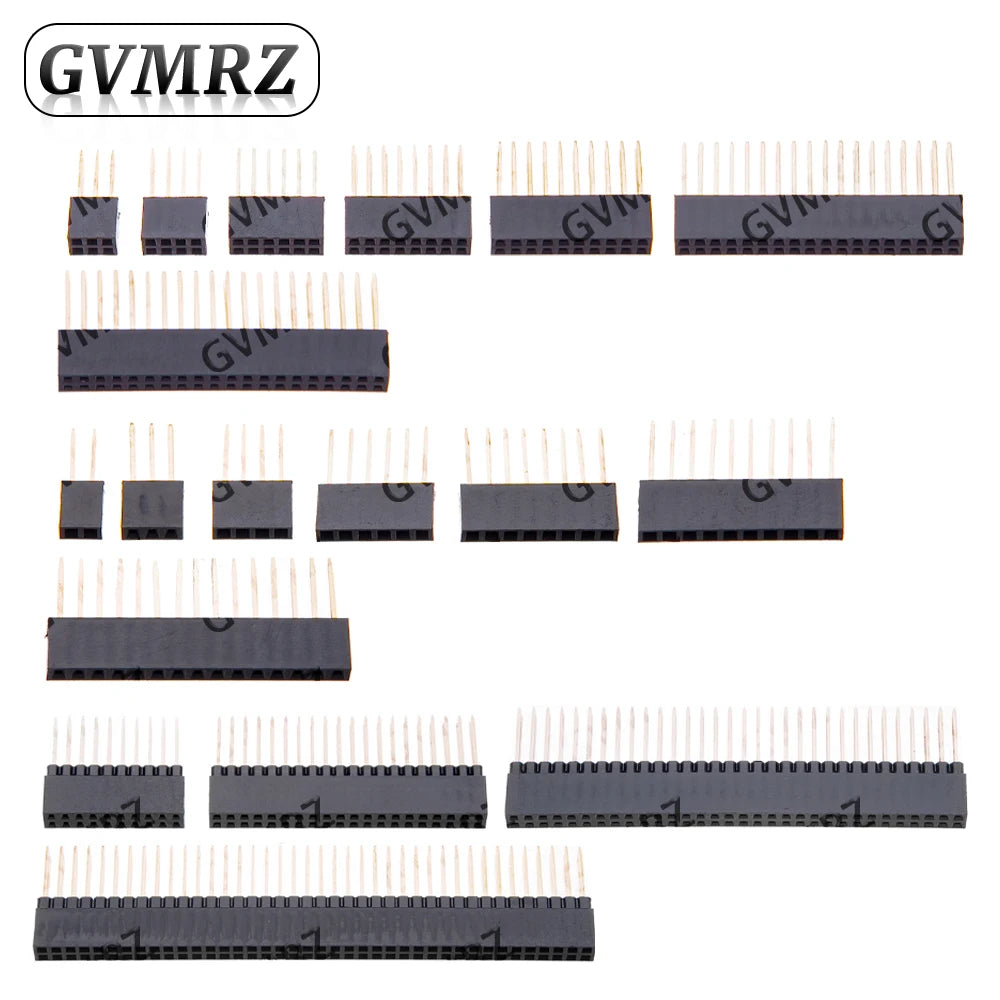 2.54 mm Stackable Long Legs Femal Header For Arduino 2/3/4/6/8/10/15 Pin  2PIN 3PIN 4PIN 6PIN 8PIN 10PIN 15PIN