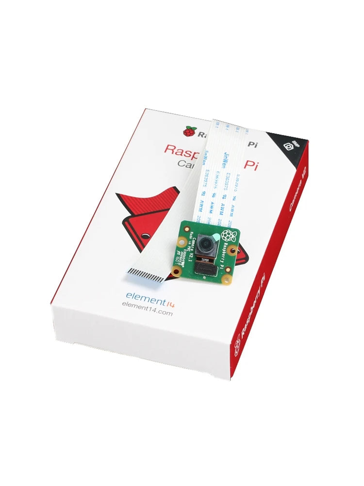 Official Raspberry Pi Camera Module V2 (RS/E14 Edition) - 8MP Sony IMX219 for Pi 4B/3B+/3B with CSI Ribbon Cable
