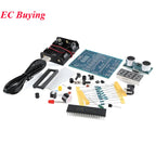 DIY Ultrasonic Rangefinder Kit 0-4M Distance Measuring Car Reverse Radar Alarm 51 Single Chip STC Electronic Welding Parts