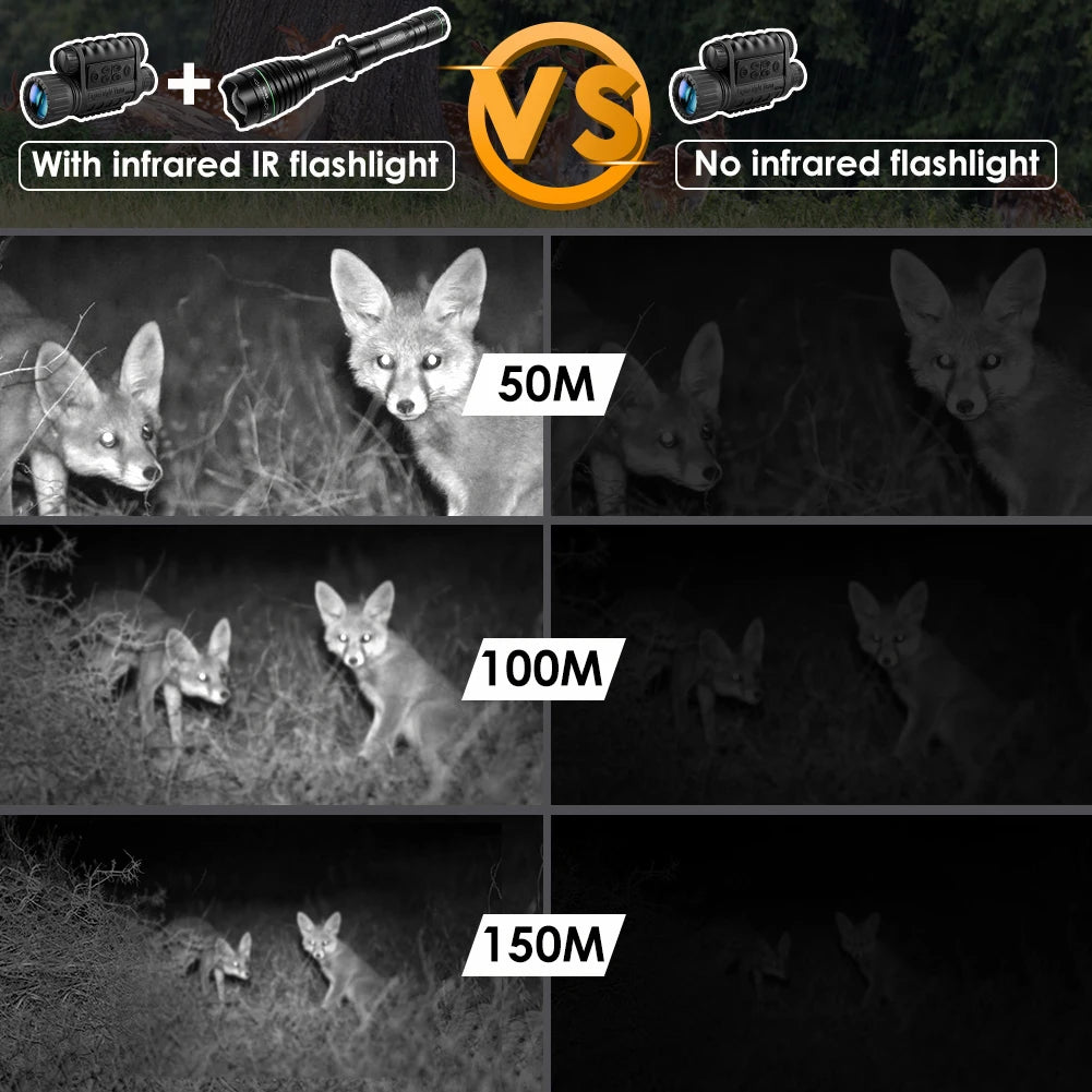 UniqueFire 1508 T38/T50/T67/T75 5W IR850NM 940NM Hunting Flashlight Night Vision Light Infrared illuminator Outdoor Night Hunter