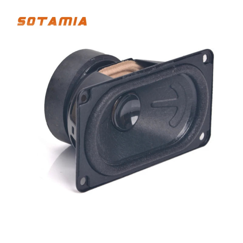 SOTAMIA 1Pcs 4890 Full Range Audio HIFI Speaker 8 Ohm 20W Rectangular Runway Speaker 16 Core Bubble Edge Multimedia Loudspeaker