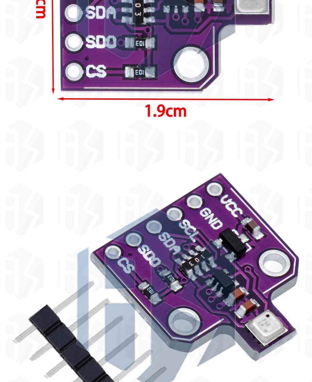 1~4PCS EGBO BME690 BME680 Digital Temperature Humidity Pressure Sensor CJMCU-680 High Altitude Sensor Module Development Board